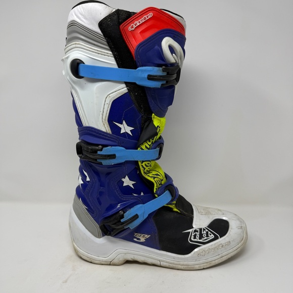 Troy Lee Designs Alpinestars Tech 3 Boots
White/Blue men’s size 10 - Picture 7 of 13